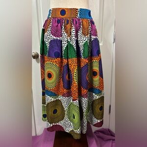 Colorful A-Line Skirt